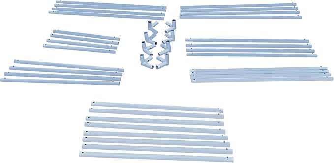 SUKKOT HADAR Large 8x10 Adjustable Sukkah Set with Sidewalls Adjustable up to 14 Sizes Kosher Certified Easy to Assemble (Adjustable 8x10)