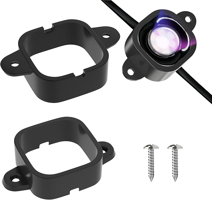 80 Pack Mounting Brackets for Govee H706/H706 Pro Permanent Outdoor Lights Light Clips Mounting Brackets Compatible with Govee H706A H706B H706C