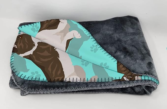 Caroline's Treasures MLM1046TBLT Brindle Cardigan Corgi Soft Travel Blanket with Bag Airplane Blanket Indoor Outdoor Camping Blanket for Traveling Picnics Beach Trips Concerts