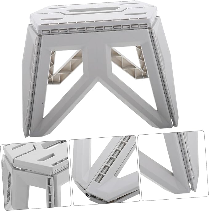 Portable Folding Stool for Outdoor Activities Lightweight Compact Chair for Camping Fishing and to Clean Stable Base for Boy Girl and Adults Design