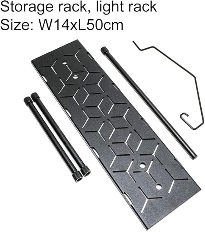 Easily Connectable Camping Table Accessories for Fun Outside Gatherings (Rack+lamp holder)