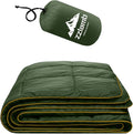 zzlamb Camping Blanket Compact Lightweight Soft Puffy Blanket Water-Repellent Packable Warm Quilt Down Alternative Picnic Hiking Backpacking Beach Travel RV Airplane Couch Car