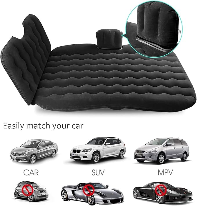 FBSPORT Inflatable Air Mattress 184cm x 85cm x 15cm Great for Camping Travel Adventures