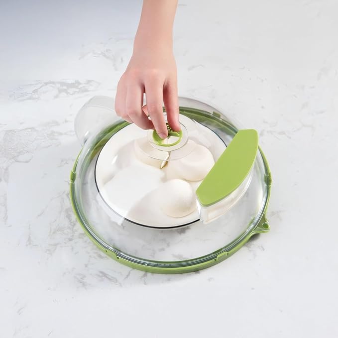 Food Heating Lid With Handle 26 X 11 Cm Microwave Splatter Guard Splashproof High Temp Resistant Dish Cover