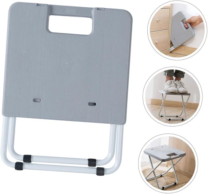 SUPVOX Portable Folding Stool Lightweight Folding Chair Camping Hiking Gardening Fishing BBQ Compact Outdoor Stool Carry Bag