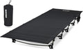 MARCHWAY Ultralight Folding Tent Camping Cot Bed Portable Compact for Outdoor Travel Base Camp Hiking Mountaineering Lightweight Backpacking (Black)
