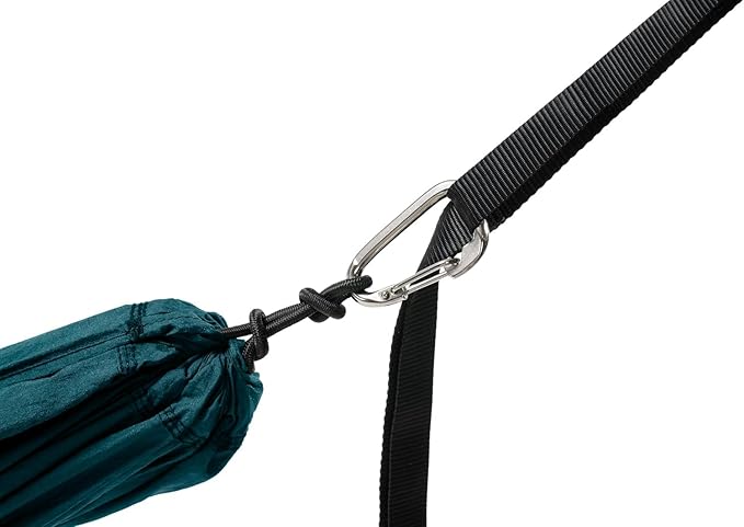 ENO TravelNest Hammock &amp Straps Combo - Portable Hiking and Camping Hammock with Straps Included - Travel Hammock for Camping Hiking Backpacking a Festival or The Beach - Marine