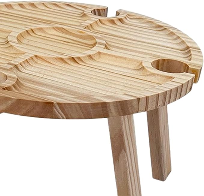 Portable Picnic Table Mini Picnic Table Foldable Camping Wooden Picnic Essentials Snack Tray Table Cooking Hiking Fishing Outdoor Camping Table Portable Camping Table Foldable Camping Table