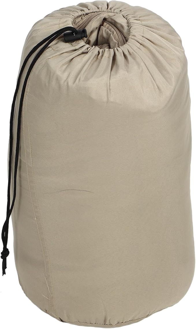 Camping Sleeping Bag Portable Foldable Lightweight Outdoor Sleeping Bag for Adults Camping Hiking Travel 190T Pongee Fabric Hollow Cotton Filling 74.8x56.3in