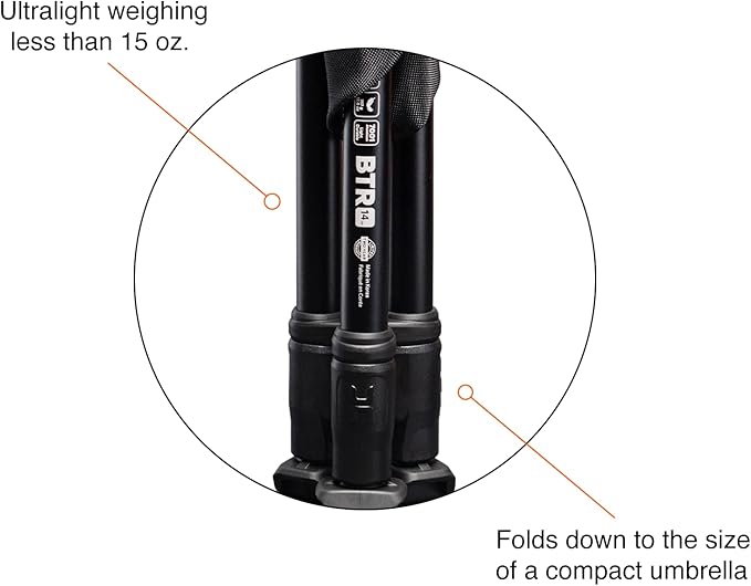 Hillsound BTR Stool for Ultralight Backpacking &amp Hiking Lightweight Camping Chairs Compact Portable Outdoor Seat Hunting Adventures Durable Tripod Design Made in Korea
