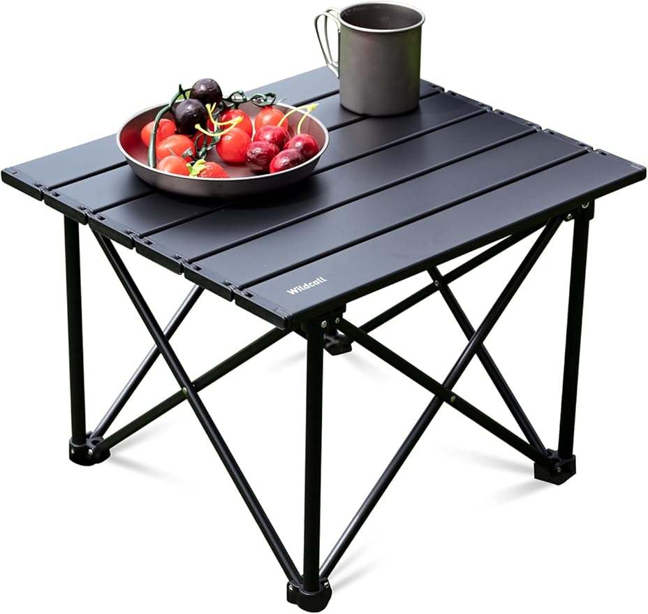 WildCall Ultralight Camping Table Compact Aluminum Folding Beach Table with Carry Bag for Outdoor Picnic BBQs and Cooking