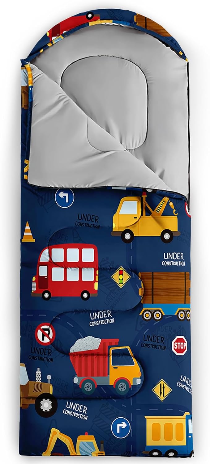 QOOMO Camping Sleeping Bags3 Season Warm &amp Cool WeatherLightweightWaterproof Sleeping Bags for Adults &amp KidsTravelingand OutdoorsCamping Gear Equipment