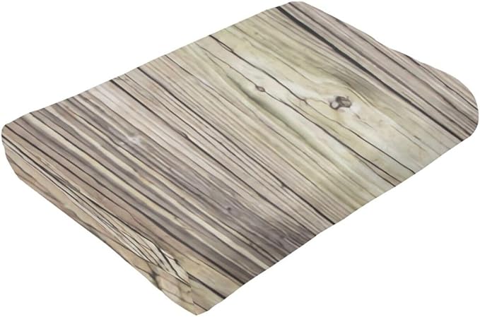 50X40 Weathered Wooden Boards with Rustic Patina Lightweight Flannel Blanket - Soft and Breathable Polyester Suitable for Travel Camping and Home Decoration