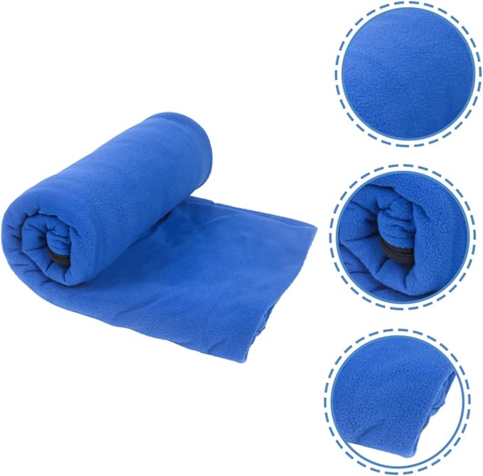 balacoo Ultra Lightweight Fleece Sleeping Bag for Adults Double-Sided Outdoor Camping Travel Blanket for Picnics Naptime and Resting in Nature