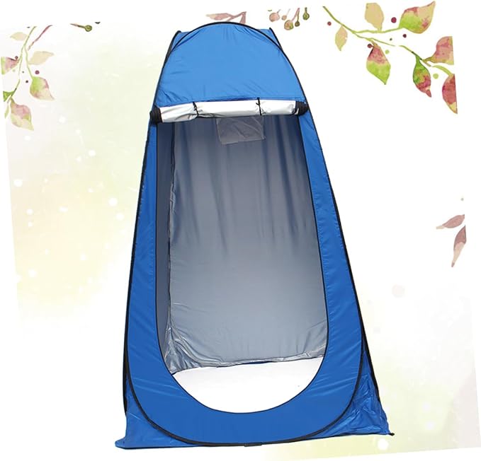 VICASKY 1Pc Portable Movable Changing Tent Outdoor Fishing and Camping Privacy Shelter for Durable for Beach and Field Use Blue