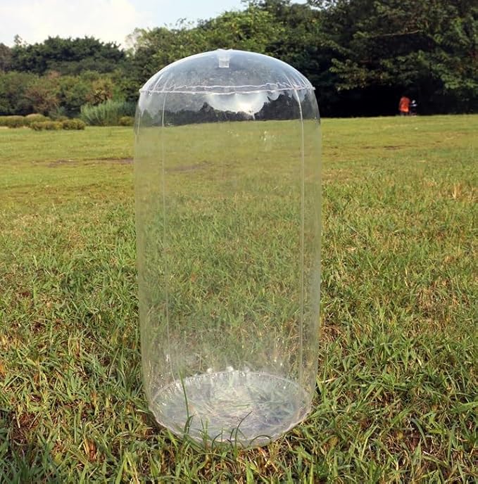 Inflatable Travel Pillow Blow up Pillar Transparent Pillow Camping Pillow Clear Cushion Water Resistant Pillow core Travel Air Pillows(D25xH140CM)