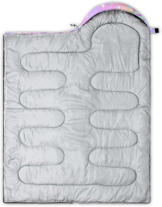 AILONEN Outer Space Astronaut Camping Sleeping BagsLightweight &amp Waterproof3 Season Warm &amp Cool WeatherCartoon Sleeping Bags for KidsBoys Girls TravellingOutdoors