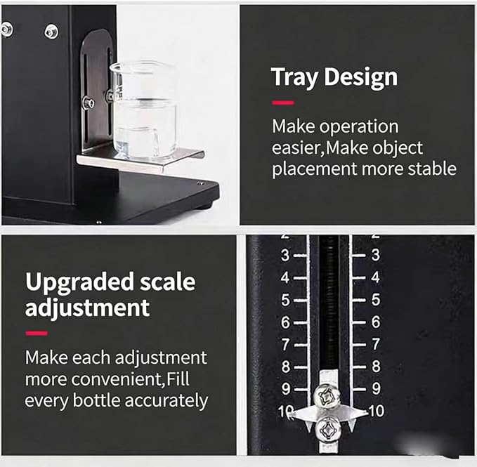 Manual Thick Liquid Filler Machine for Cream Honey Sauce &amp Paste - Precision Dispensing for Small Bottles for Home &amp Small Business Use