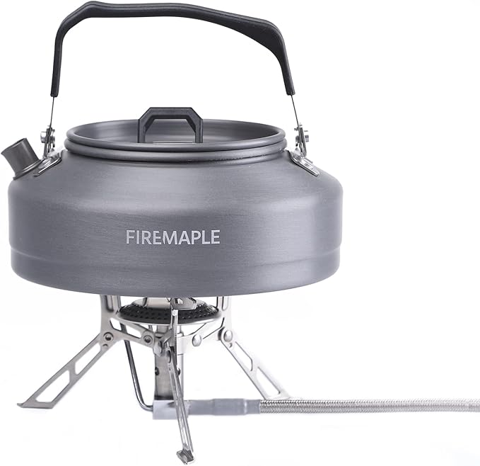 Fire Maple FMS-118 Camping and Backpacking Stove | Portable Foldable Gas Burner with pre-heat tube | Ideal for Backpacking Hiking Camping Emergency use