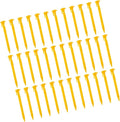 36Pcs Serrated Plastic Tent Stakes Heavy Duty Ground Anchors for Camping Gardening Beach Umbrellas Lightweight and Portable Anchoring Pegs for Quick Setup and Secure