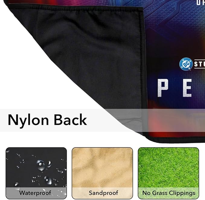 LOGOVISION Superman (2025) Look Up Poster Outdoor Blanket for Picnic Beach Camping Park Tailgate 50x60