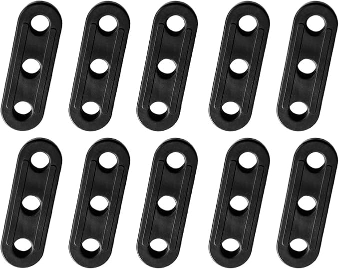 200/400 Pcs Tent Guyline Tensioner - Windproof Fixed Buckle for Camping Hiking &amp Outdoor Canopy Accessories(200pcs)