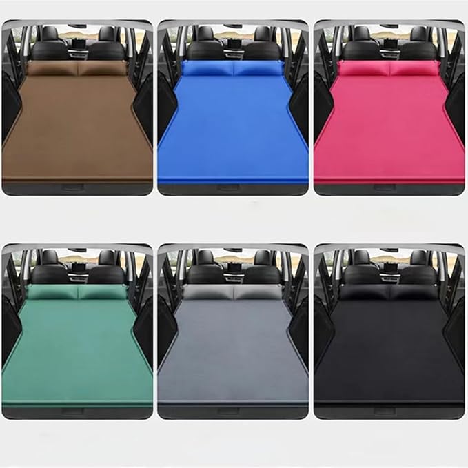 Car bed for Chevrolet Trax 2014-2022 Outdoor Camping Travel Portable Sleeping Pad AdjustableWear Resistant(C-brown)