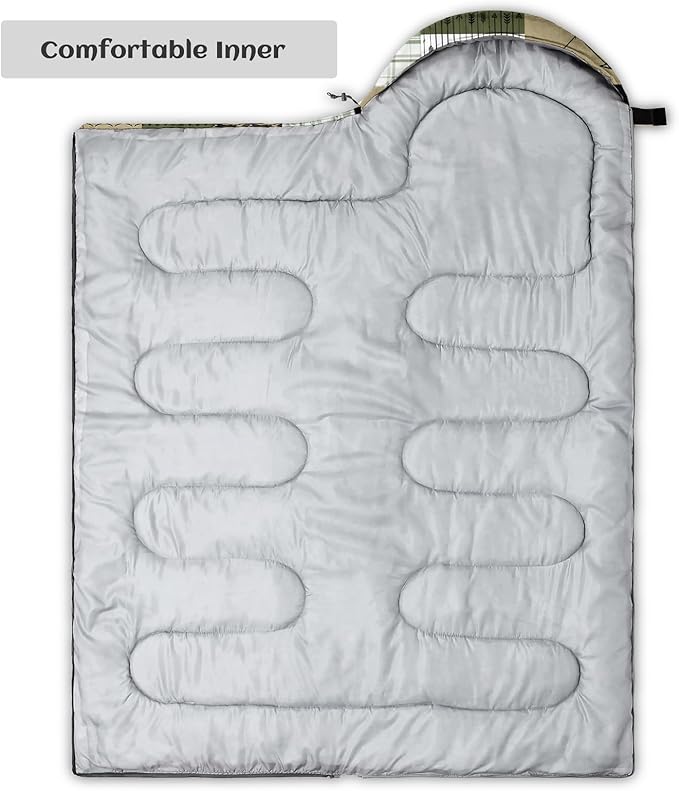 Sleeping Bags for Adults Youth Kids3D Printing Camping Sleeping Bag for Girls Boys Lightweight Waterproof Cold/Warm Weather Sleeping Bag for 3 Seasons
