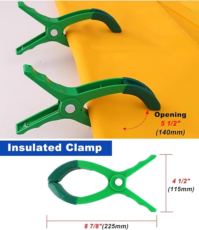 2-Pack Electrical Insulating Blanket Safety Insulated Blanket to Cover Service Panel/Busbar/Power Portable Electric Shock Blanket 4 Clamps(0.4kv-19 3/4 x 15 3/4 (50x40cm))