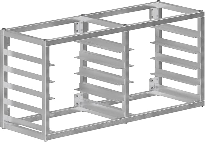 AmGood Wall Mounted Sheet Bun Pan Rack 40 x 13 x 18 | Aluminium | NSF