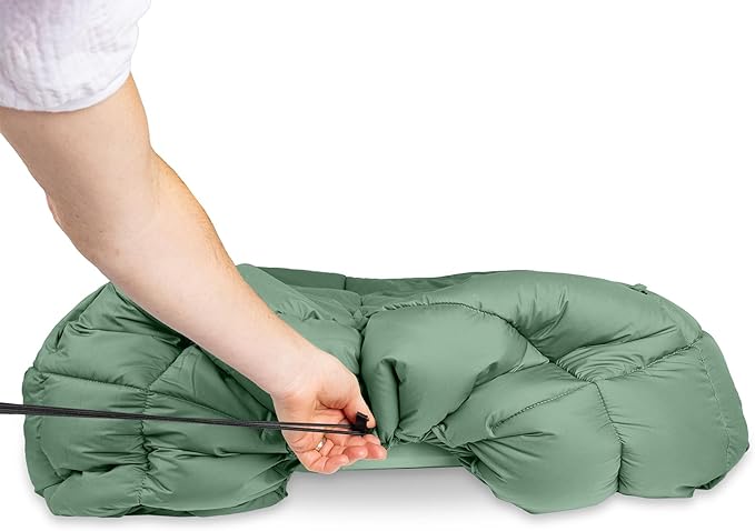 HEST Packable Comforter for Camping Single Size - 100% Recycled Polyester Fill and Premium Quiet Fabric - Perfect for Hiking Backpacking &amp Outdoor Adventures