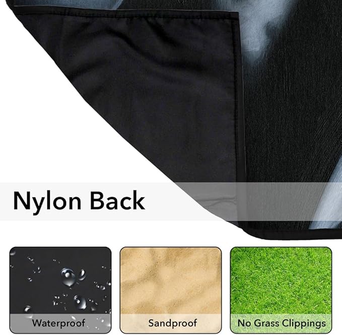 LOGOVISION Batman Dark Highlight Outdoor Blanket for Picnic Beach Camping Park Tailgate 50x60