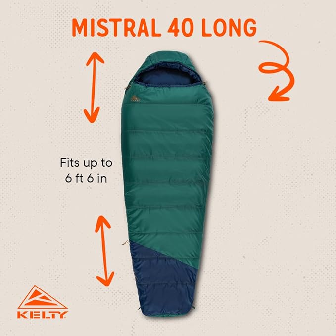 Kelty Sleeping-Bags Kelty Mistral Synthetic Camping Sleeping Bag