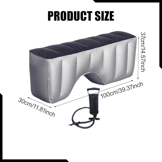 Inflatable Car Travel Mattress Cushion Air Couch Car Sleeping Bed for Cars A
