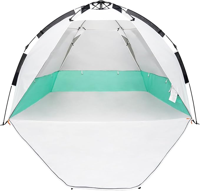 Beach Tent Pop Up Shade Instant Beach Tents Sun Shelter with UPF 50+ UV Protection Lightweight &amp Easy Setup Tent 2-6 Person