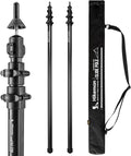 HIKEMAN Tarp Poles Tent Poles - Aluminium Camping PolesCanopy Poles Awning Poles Adjustable Telescoping for Outdoor Camping Backpacking Awning