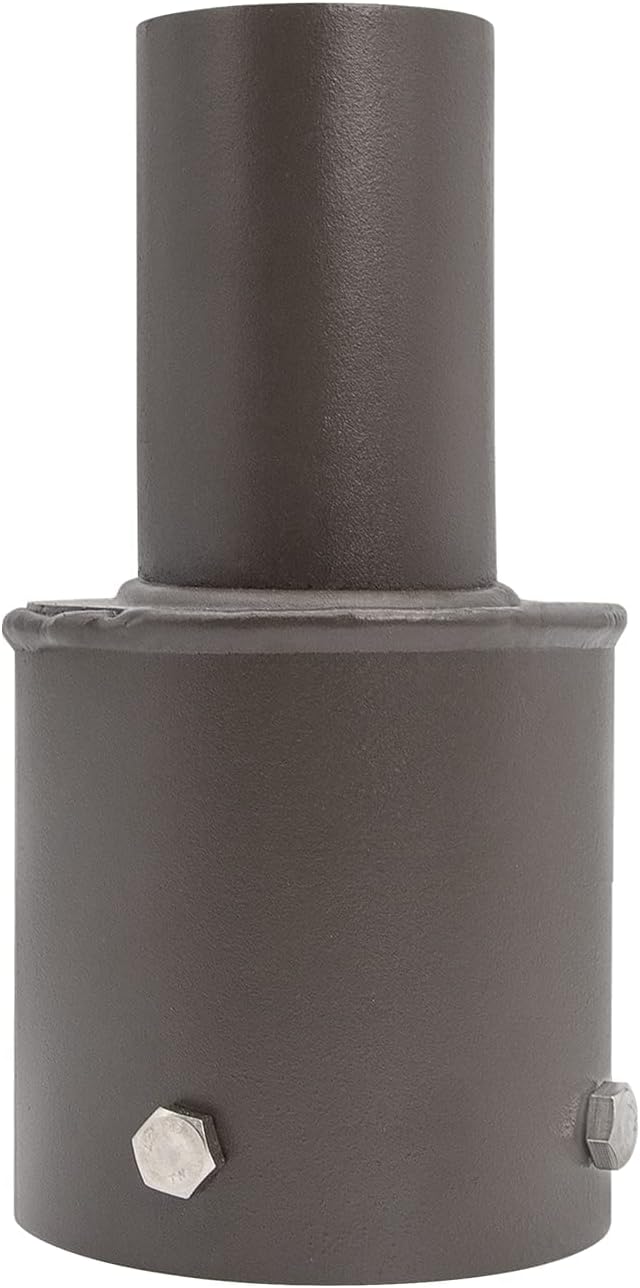 Mounting Bracket Accessories 4 Inch Round Pole Bracket Tenon Adapter for Outdoor Shoebox Lighting Parking Lot Light Street Light with Slip Fitter Mount