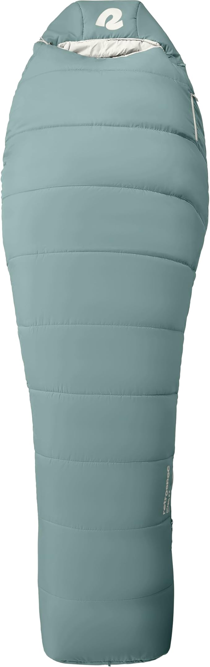 Retrospec Dream Mummy Sleeping Bag - 5 15 &amp 30°F Cold Weather Camping &amp Travel Essential Gear with Water - Resistant Shell &amp Synthetic Fill - Zippered Pocket &amp Stuff Sack