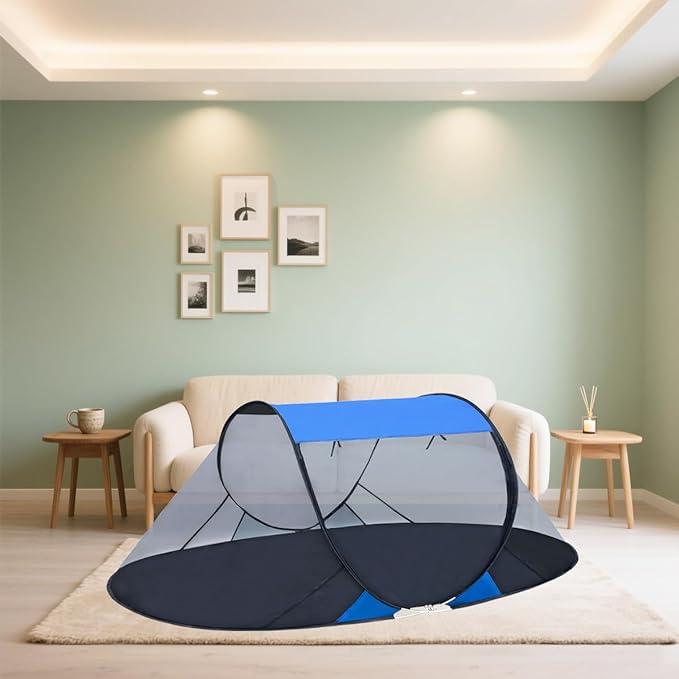 Akiky Pop Up Mosquito Tent for Camping1 Person Camping Tent with Bug Screen TentMosquito Net Foldable Portable for Adults Kids