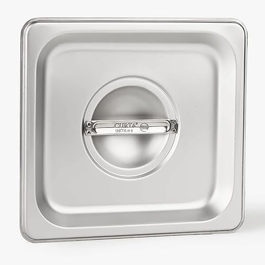 CURTA 6-Pack 1/6 Size Steam Table Pan Lid with Handle NSF Hotel &amp Catering Food Cover