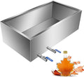 Maple Syrup Evaporator Pan Stainless Steel Maple Syrup Boiling Pan With Valve For Boiling Maple Syrup36Dx24Wx9.5H