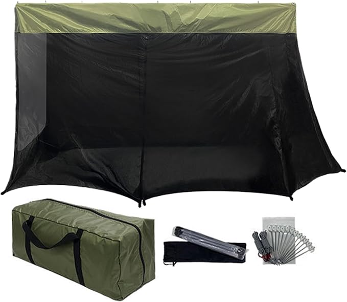 SUV Tent - Mesh/PU Waterproof Sun Protection Canopy126x78x76.7 Inch Windproof Portable SUV Tailgate Tent Vehicle Rear Hiking Traveling