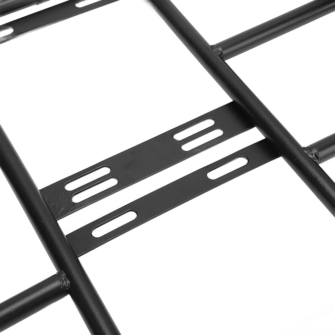 Universal Food Delivery Box Rack Rear Grille Heavy Duty Iron Bracket for Electric Bike and Motorcycle Sturdy Delivery Food Box Base with High Load Capacity