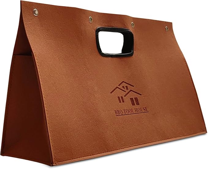 Grill Accessory Storage Bag BBQ Tools Storage Grill Storage Bag Storage Container for Grilling  Men's BBQ Gifts!（Material：Thickened Felt Cloth）