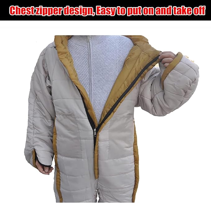 Adults Wearable Sleeping Bag Humanoid Sleeping Bag Indoor Outdoor Full Body Sleeping Bag for CampingTraveling Hammocks Hiking Backpacking Lounging