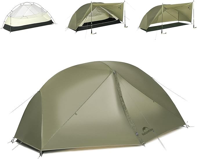 Naturehike Mongar Pro 1/2/3 Person Backpacking TentWaterproof Nylon Easy Setup Lightweight Camping Tent
