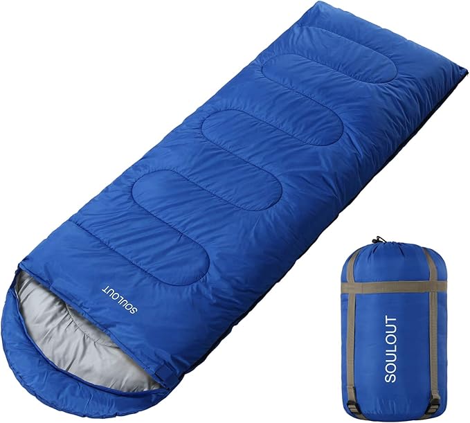 3-4 Season Sleeping Bag for Adults &amp Kids Lightweight Warm Cold Weather Camping Bag with Waterproof Compression Sack – Portable for Hiking Backpacking Traveling &amp Outdoor Adventures