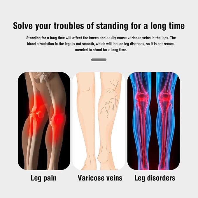 Adjustable Wearable Chair Invisible Seat Chairless Chair for Ergonomic Support Lightweight Wearable Exoskeleton Seat Portable Design with 5 Height Adjustments Supports Up to 150kg (red)