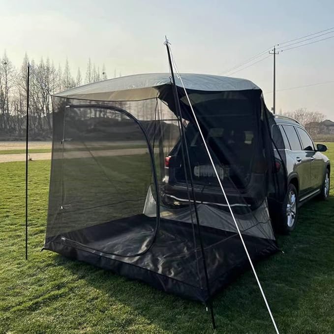 WINTENT Versatile Car Tent SUV Tailgate Attachement Tent Rainfly Screen Room for Camping （15.9 x 7.9 x 6.4ft）