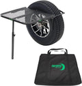 Tire Table with Included Bamboo Cutting Board and/or Carrying Bag Aluminum or Steel Small Medium or Large Sizes Installs in Seconds Check Bullets for Dimensions and Compatibility